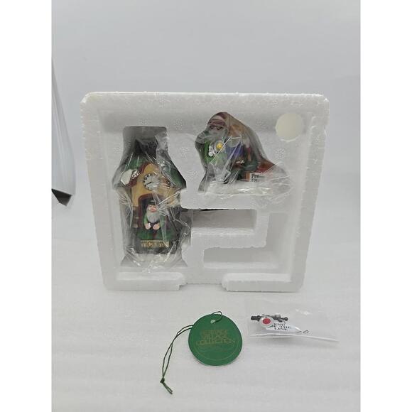 Dept 56 Heritage Village Collection End Of The Line Vintage Retired 1999 2 Piece - Picture 6 of 10